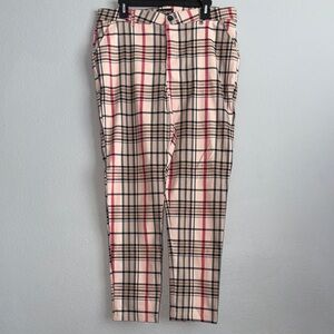 Like an Angel Plaid Career Pants Size 2X